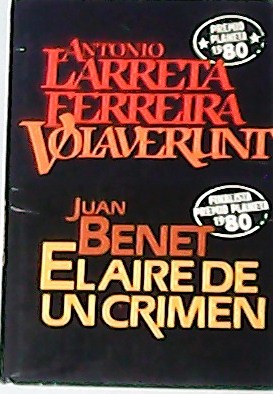 Imagen del vendedor de Volavrunt. El aire de un crimen. a la venta por Librera y Editorial Renacimiento, S.A.