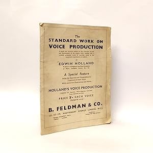 The Standard Work on Voice Production