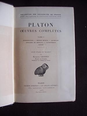 Platon - Oeuvres complètes - T.1