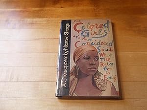 Seller image for For Colored Girls who have Considered when The Rainbow is Enuf for sale by Rutledge Rare Books