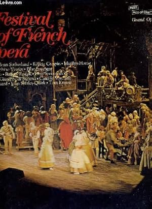 Bild des Verkufers fr 1 COFFRET DE 3 DISQUES AUDIO 33 TOURS - N674-6 - FESTIVAL OF FRENCH OPERA / Thse / Hippolyte et Aricie / Amadis / la dame blanche / Manon Lescaut / si j'tais roi / Batrice et Bendict / Les troyens  Carthage / the pearlfishers / Carmen. zum Verkauf von Le-Livre