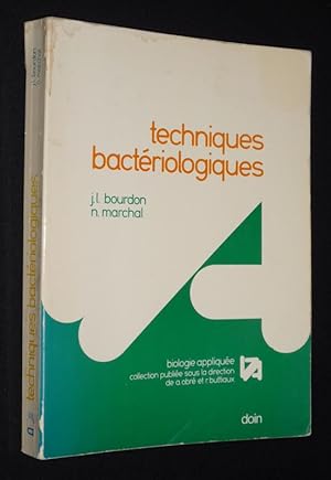 Seller image for Techniques bactriologiques for sale by Abraxas-libris