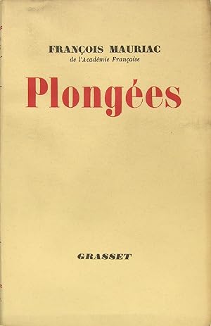 Image du vendeur pour Plonges. mis en vente par Philippe Lucas Livres Anciens