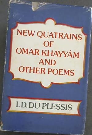Seller image for New Quatrains of Omar Khayyam and Other Poems for sale by Chapter 1