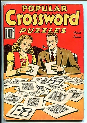 POPULAR CROSSWORD PUZZLES #1-2/1941-PRE WWII-UNWORKED-SOUTHERN STATES-fn minus