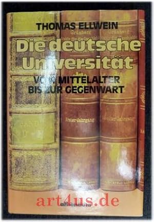 Bild des Verkufers fr Die deutsche Universitt vom Mittelalter bis zur Gegenwart. zum Verkauf von art4us - Antiquariat