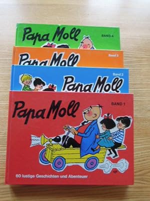 Papa Moll. 60 lustige Geschichten und Abenteuer. Bände 1 - 4. 4 Bände. 6., 8., 5. und 1. Aufl.