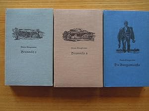 Brunnöd 1. - Brunnöd 2. - Da Burgamoasta. Roman. Ein Bauernroman aus dem Rottal. 3 Bände.