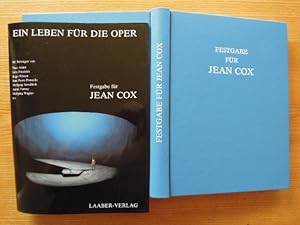Ein Leben für die Oper. Jean Cox zum 16. Januar 1982. (Mit Beiträgen von Wolfgang Wagner, Astrid ...