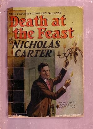 NEW MAGNET LIBRARY-#1224-DEATH AT THE FEAST-NICK CARTER FR