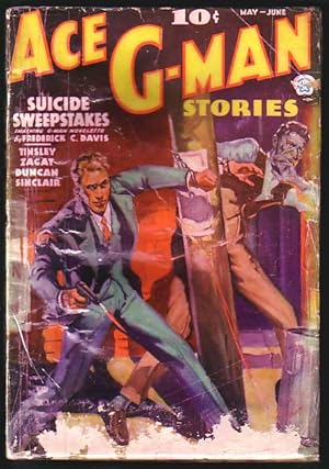 ACE G-MAN STORIES-1936 MAY/JUN-FIRST ISSUE!!! FR