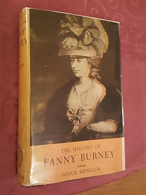 Seller image for THE HISTORY OF FANNY BURNEY for sale by Ron Weld Books