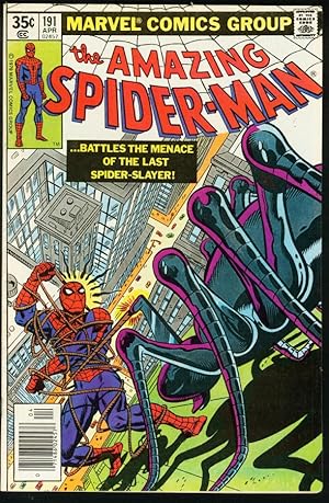 AMAZING SPIDER-MAN #191-1979-COOL-MARVEL-SPIDEY!-fine FN