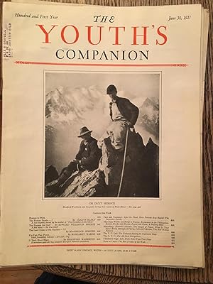 Seller image for I Climb Mount Blanc. A Boy on the Matterhorn. Within 2 Copies of The Youth's Companion. for sale by Bristlecone Books  RMABA