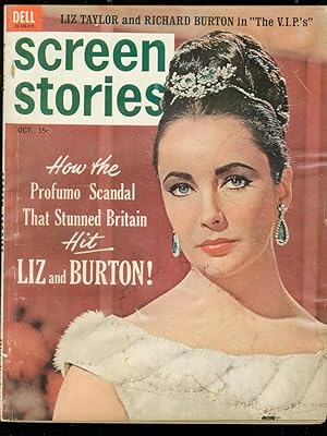 SCREEN STORIES OCT 1963-LIZ TAYLOR-RICHARD BURTON G