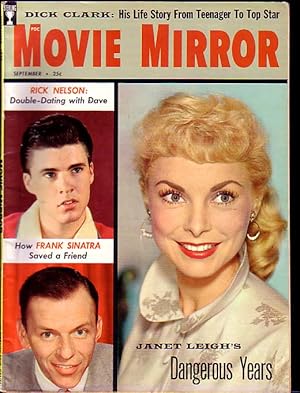 MOVIE MIRROR SEPT 1958-FRANK SINATRA-RICK NELSON VG