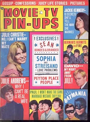 MOVIE TV PIN-UPS 1966-#1-BATMAN/JULIE ANDREWS/JACKIE O FN
