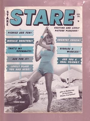 STARE AUG. 1961-BETTY PAGE-JUNE WILKINSON-DAVE BERG ART VG