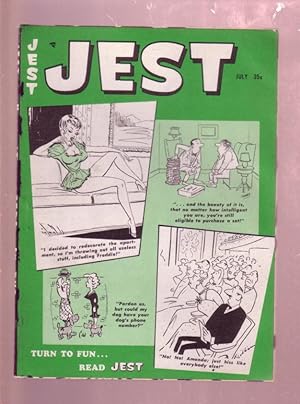 JEST JULY 1961-BILL WARD ART-ELSA MARTINELLI-TIMELY PUB VG-