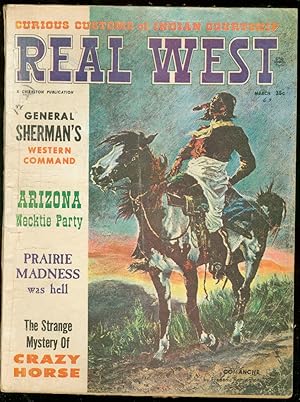 REAL WEST MARCH 1963-CHARLTON- F REMINGTON--DIME NOVELS FR/G