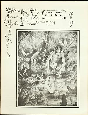 ERB-Dom #6 1963-TARZAN/ Edgar Rice Burroughs Fanzine FN/VF