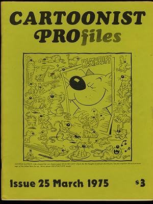 CARTOONIST PROFILES #25-1975-HEATHCLIFF-GEORGE MCMANUS FN/VF