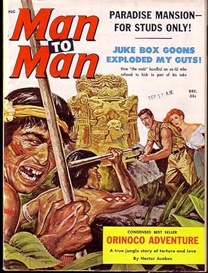 MAN TO MAN 1959 DEC BRUTAL ENEMA VIOLENCE PULP VF