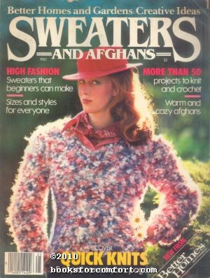 Bild des Verkufers fr Better Homes & Gardens Creative Ideas Sweaters and Afghans September 11 1980 Issue zum Verkauf von booksforcomfort