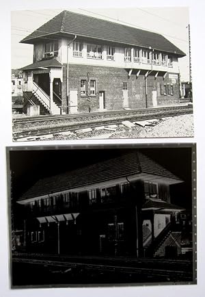 Stellwerke im Eisenbahn-Bereich Mülheim - Konvolut von Original-Dokumenten, Fotos, Vintage, orig....