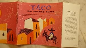 Seller image for Taco the Snoring Burro, by Helen Holland Graham, Helen Borten, Dust Jacket Only, NO BOOK for sale by Bluff Park Rare Books