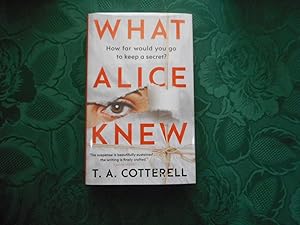 Seller image for What Alice Knew (SIGNED LIMITED 1st Edition) for sale by Sue Lloyd-Davies Books