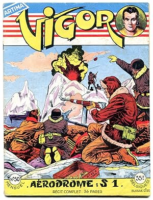 VIGORO #50 1958-BELGIAN COMIC-WAR IN THE ARTIC-GOOD ART VG