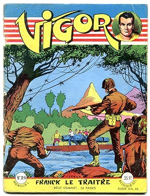 VIGORO #26 1958-BELGIAN COMIC-WAR - ADVENTURE - THRILLS VG