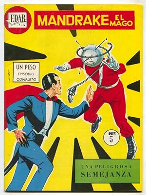 Mandrake El Mago #5 1966-Mexican comic- VF
