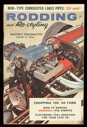 RODDING AND RE-STYLING MAY 1959 '40 FORD-PIN STRIPES VG