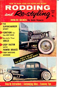 RODDING & RE-STYLING-6/1955-#2-RARE AUTO ITEM VG