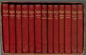 Seller image for The works of Alfred Lord Tennyson, the dramatic works of Alfred Lord Tennyson (13 Bnde, komplett). The works of Alfred Tennyson: Vol I.: Miscellaneous poems. Vol. II.: Miscellaneous poems. Vol. III.: Miscellaneous poems. Vol. IV.: Idylls of the king. Vol. V.: Idylls of the king. Vol. VI.: Idylls of the king. Vol. VII.: In Memoriam. Vol. VIII.: The Princess. Vol. IX.: Maud and other poems. Vol. X.: Enoch Arden, etc. Vol. XIII.: Ballads, and other peoms. The dramatic works of Alfred Tennyson: Vol. I.: Queen Mary. Vol. II.: Harold. for sale by Antiquariat Lenzen