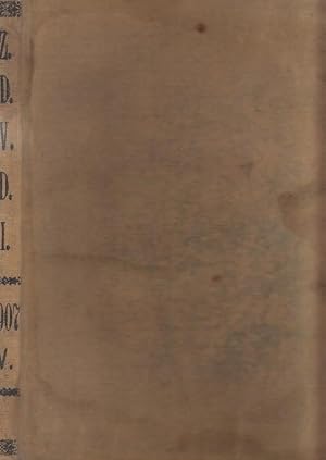 Bild des Verkufers fr Zeitschrift des Vereines Deutscher Ingenieure. Band 51, 1907. Enthalten sind die Nr. 36, vom 7. September 1907 - Nr. 44 vom 2. November 1907. (Rckentitel Z.D.V.D.I. 1907, V.) zum Verkauf von Antiquariat Carl Wegner