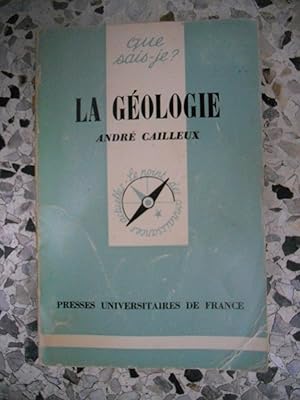 Seller image for La geologie for sale by Frederic Delbos