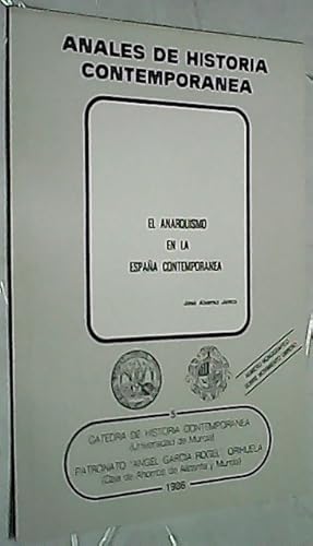 Immagine del venditore per El anarquismo en la Espaa contempornea. Separata venduto da Librera La Candela