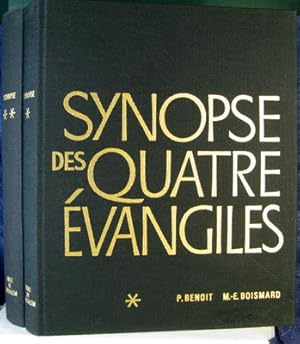 Bild des Verkufers fr Synopse des Quatre Evangiles en Francais avec Paralleles des Apocryphes et des Peres 2 Vols zum Verkauf von Livres Norrois