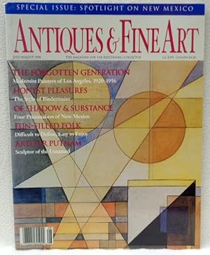 Bild des Verkufers fr Antiques and Fine Art July/August 1990 - Magazine zum Verkauf von Argyl Houser, Bookseller
