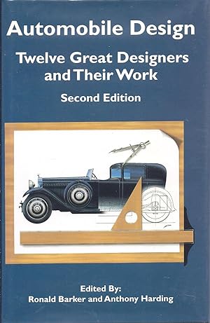 Bild des Verkufers fr Automobile Design Twelve Great Designers and Their Work Second Edition kk AS NEW zum Verkauf von Charles Lewis Best Booksellers