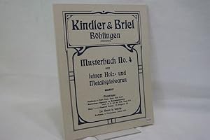 Kindler & Briel Böblingen Musterbuch No. 4 von seinen Holz- und Metallspielwaren Händlerkatalog m...