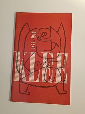 Bild des Verkufers fr Paul Klee Exhibition At The Guggenheim Museum zum Verkauf von WellRead Books A.B.A.A.