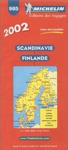Image du vendeur pour Michelin Scandinavia-Finland #985 (Michelin Country Maps) mis en vente par Versandantiquariat Felix Mcke