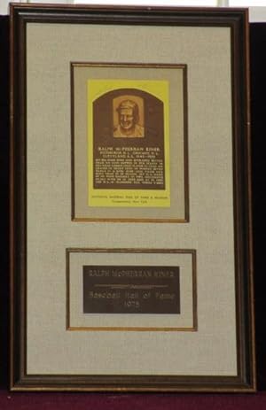 Seller image for BASEBALL HALL OF FAME CARD SIGNED for sale by Charles Parkhurst Rare Books, Inc. ABAA