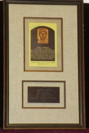 Seller image for BASEBALL HALL OF FAME CARD SIGNED for sale by Charles Parkhurst Rare Books, Inc. ABAA