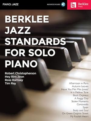 Imagen del vendedor de Berklee Jazz Standards for Solo Piano : With Downloadable Audio a la venta por GreatBookPrices
