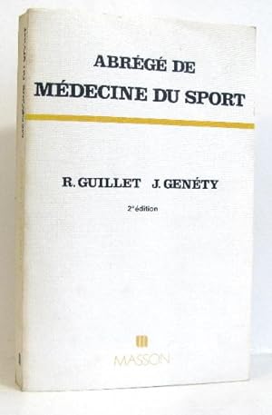 Abrégé de médecine du sport. 2e édition